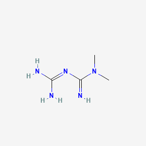 Structure chimique de Metformine